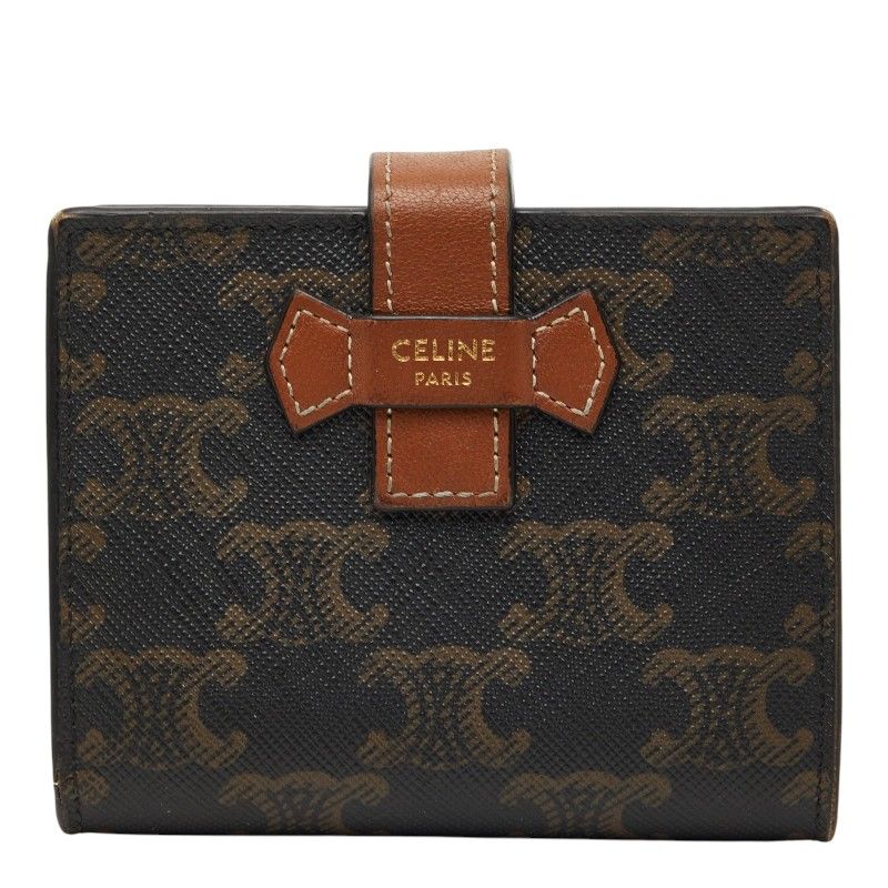 Celine Macadam Bifold Wallet Brown