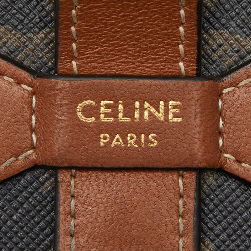 Celine Macadam Bifold Wallet Brown — view 9