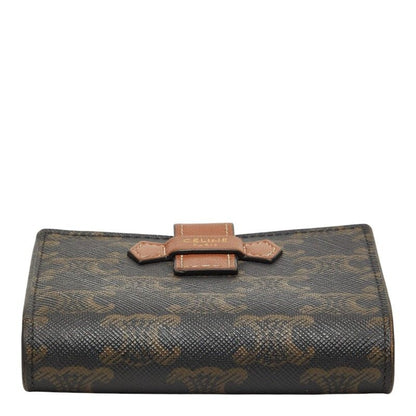 Celine Macadam Bifold Wallet Brown — view 3