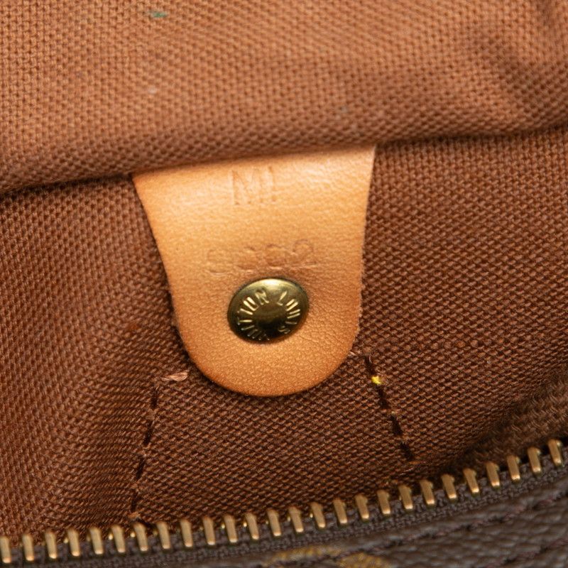 Louis Vuitton Monogram Speedy 25 Mini Boston Bag Brown Leather — view 6