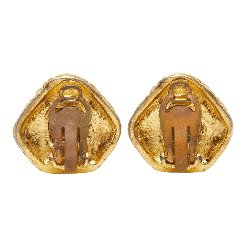 Chanel Vintage Earrings Gold Plated — view 3