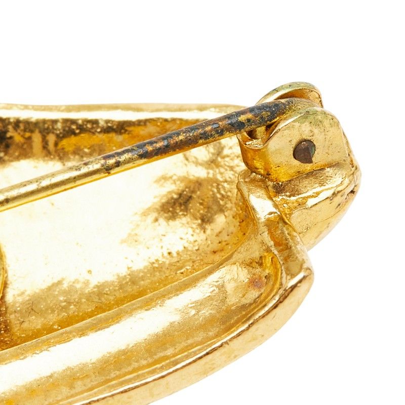 Chanel Vintage Ribbon Beret Brooch Gold Plated 1- — view 4