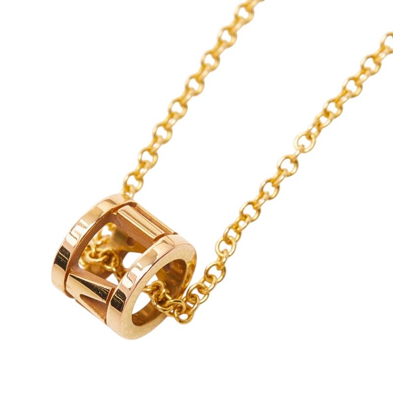 Tiffany & Co Atlas Open Mini Necklace Gold 18k Yellow