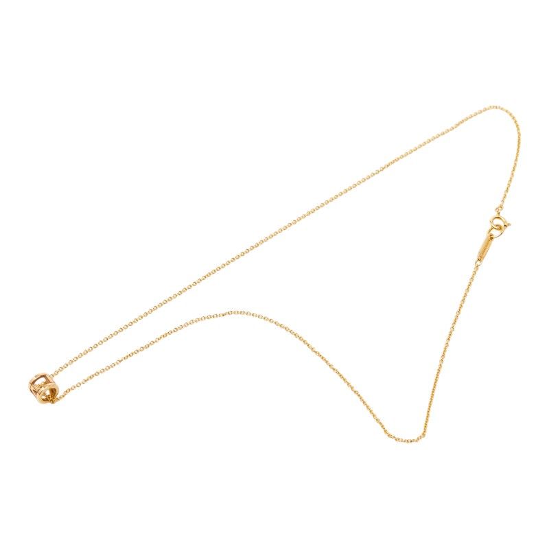 Tiffany & Co Atlas Open Mini Necklace Gold 18k Yellow — view 2