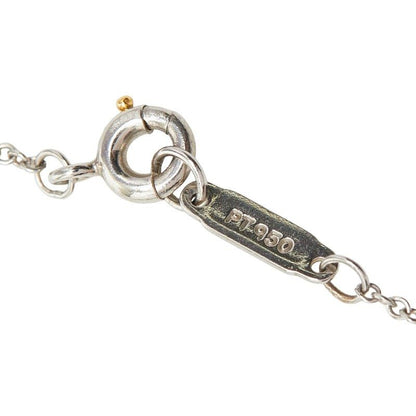 Tiffany & Co Diamond Moon Necklace Silver Platinum — view 5