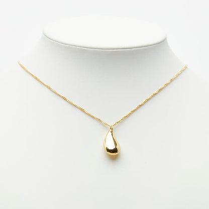 Tiffany & Co Teardrop Pendant Elsa Peretti Necklace Gold 18k Yellow — view 6