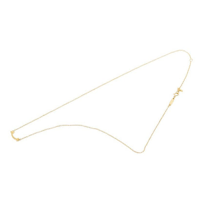 Tiffany & Co T Smile Pendant Mini Necklace Gold 18k Yellow — view 2