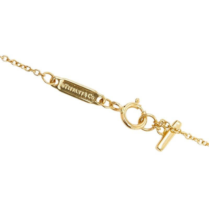 Tiffany & Co T Smile Pendant Mini Necklace Gold 18k Yellow — view 5
