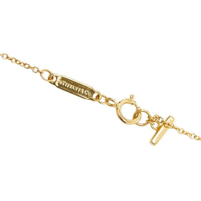 Tiffany & Co T Smile Pendant Mini Necklace Gold 18k Yellow — view 5