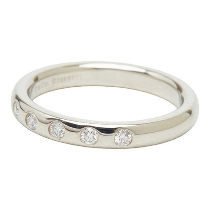 Tiffany & Co Stacking Band Ring Elsa Peretti Silver Platinum — view 2