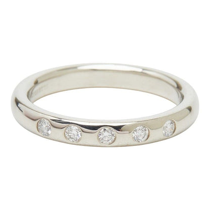 Tiffany & Co Stacking Band Ring Elsa Peretti Silver Platinum