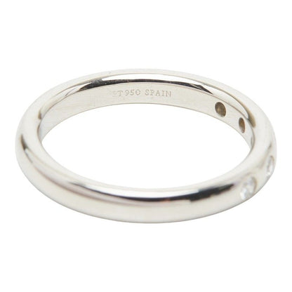 Tiffany & Co Stacking Band Ring Elsa Peretti Silver Platinum — view 5