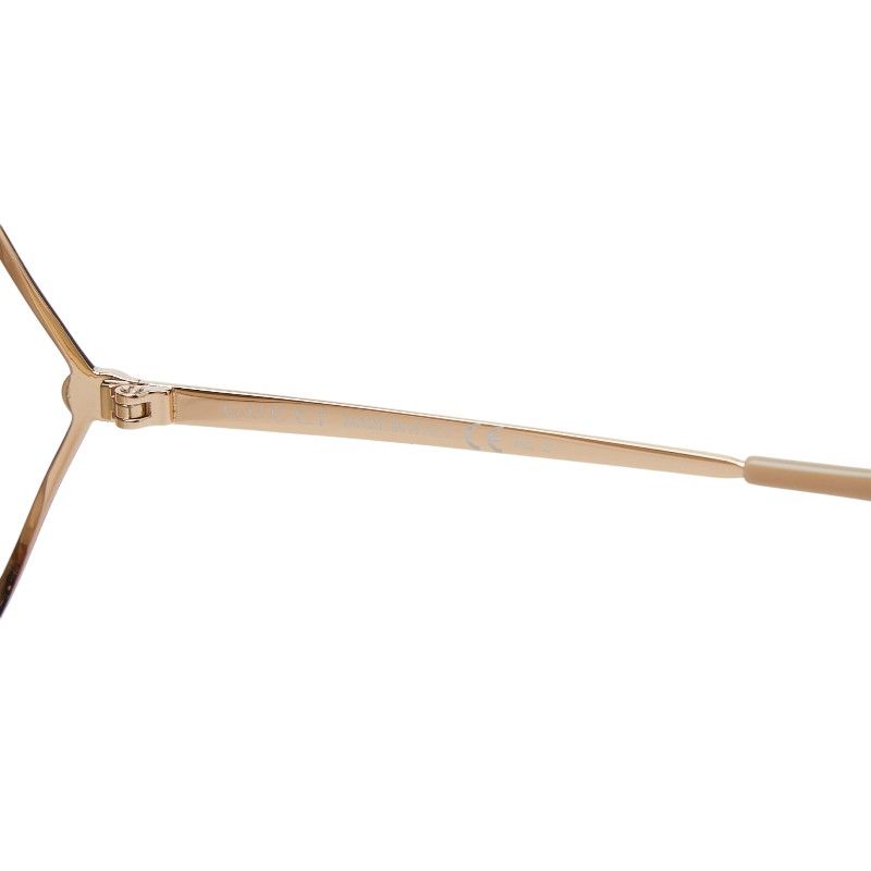 Gucci Interlocking Sunglasses Brown Gold Metal Resin 1- Eyewear — view 5
