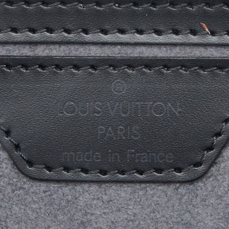 Louis Vuitton Epi Soufflot Handbag Noir Black Leather — view 8