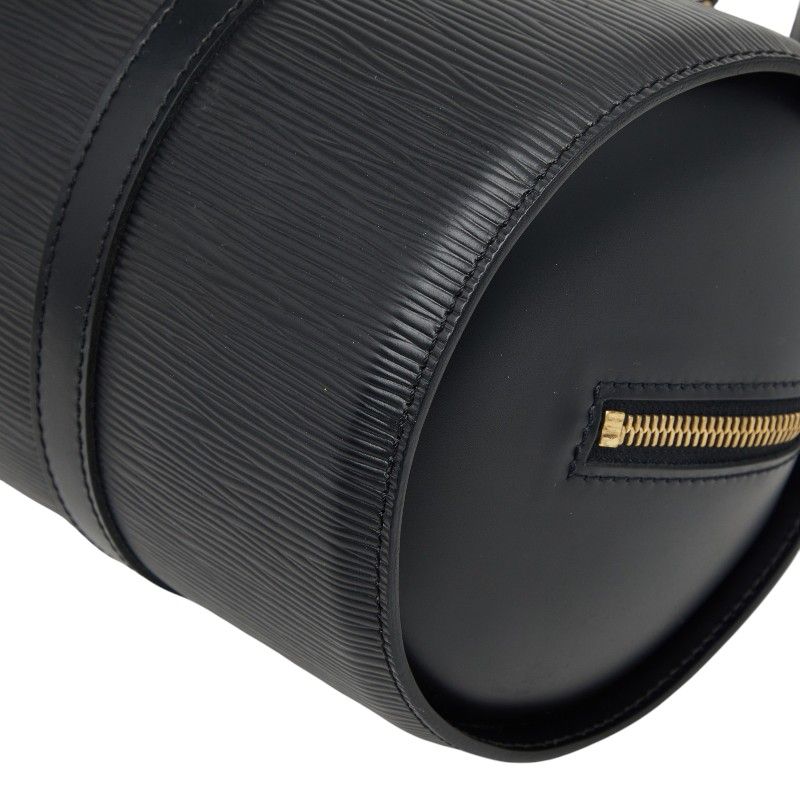 Louis Vuitton Epi Soufflot Handbag Noir Black Leather — view 4