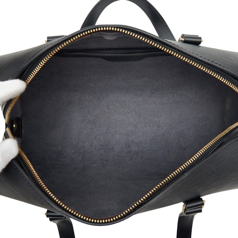 Louis Vuitton Epi Soufflot Handbag Noir Black Leather — view 6