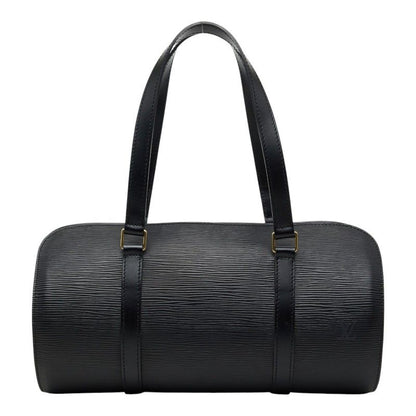 Louis Vuitton Epi Soufflot Handbag Noir Black Leather