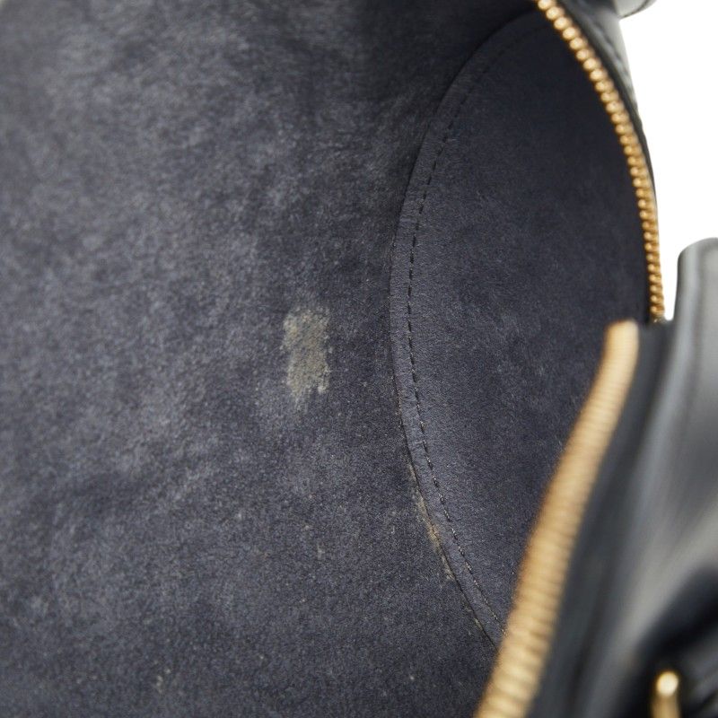 Louis Vuitton Epi Soufflot Handbag Noir Black Leather — view 7