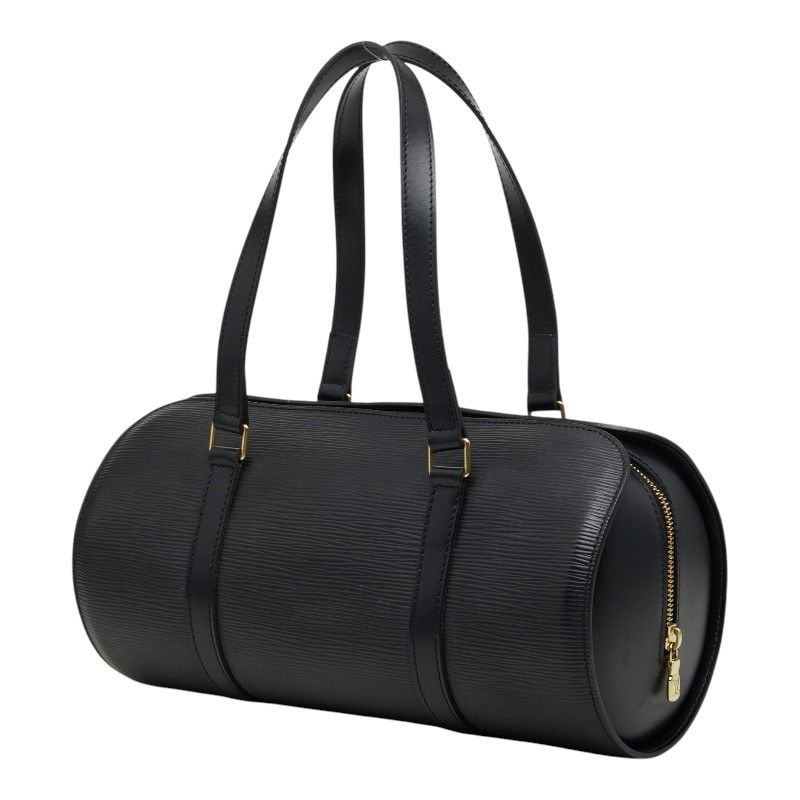 Louis Vuitton Epi Soufflot Handbag Noir Black Leather — view 2