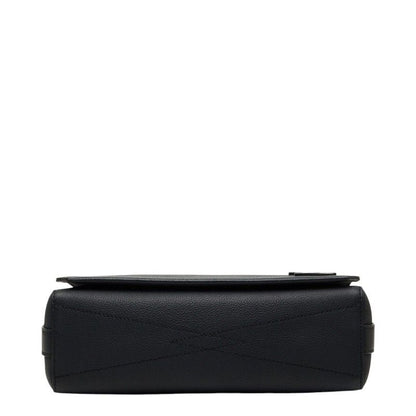 Louis Vuitton LV Aerogram Takeoff Messenger Bag Crossbody Black Leather — view 3