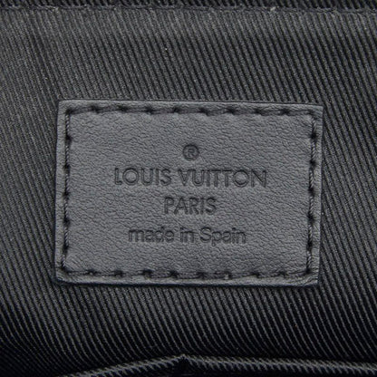 Louis Vuitton LV Aerogram Takeoff Messenger Bag Crossbody Black Leather — view 9
