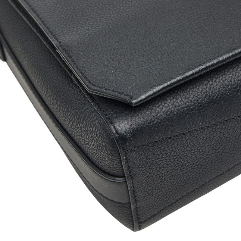 Louis Vuitton LV Aerogram Takeoff Messenger Bag Crossbody Black Leather — view 5