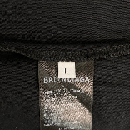 Balenciaga Short Sleeve T-Shirt L Black Crew — view 5