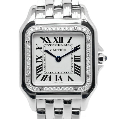 Cartier Panthere de Cartier MM White SS Diamond Watch Quartz