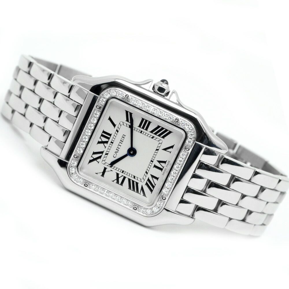 Cartier Panthere de Cartier MM White SS Diamond Watch Quartz — view 9