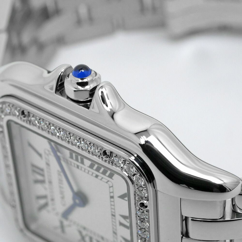 Cartier Panthere de Cartier MM White SS Diamond Watch Quartz — view 2