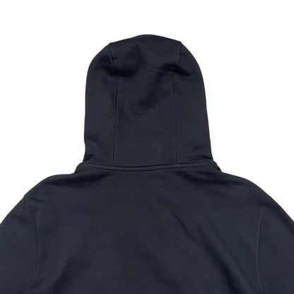 Hermes Hoodie Hose Lambskin Patch Hooded Sweater M Cotton Marine Navy — view 5
