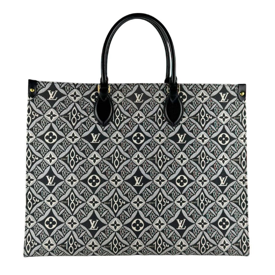 Louis Vuitton Shoulder Bag Monogram Jacquard On The Go GM