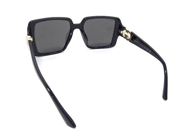 Gucci Sunglasses Interlocking Black Lens Clear Acetate Eyewear — view 2