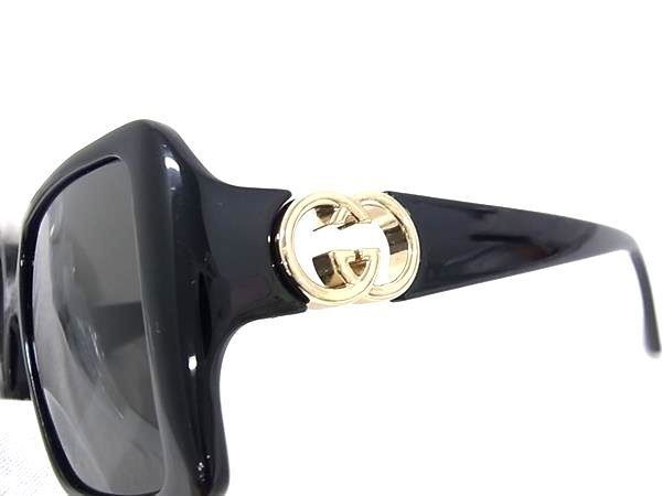 Gucci Sunglasses Interlocking Black Lens Clear Acetate Eyewear — view 3