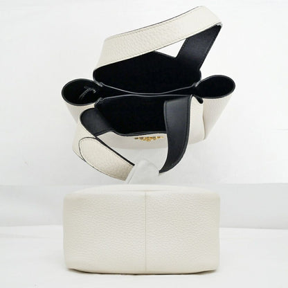 Prada Vitello Daino White Handbag — view 4
