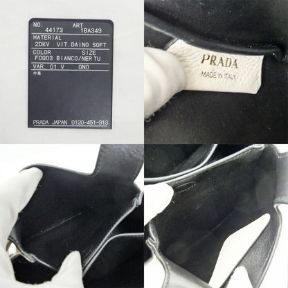 Prada Vitello Daino White Handbag — view 6