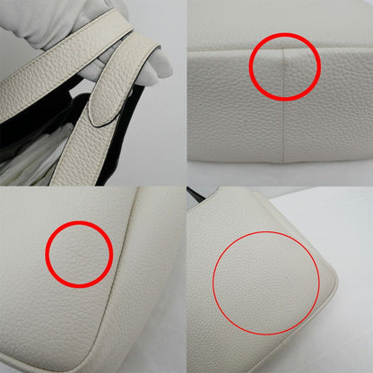 Prada Vitello Daino White Handbag — view 7