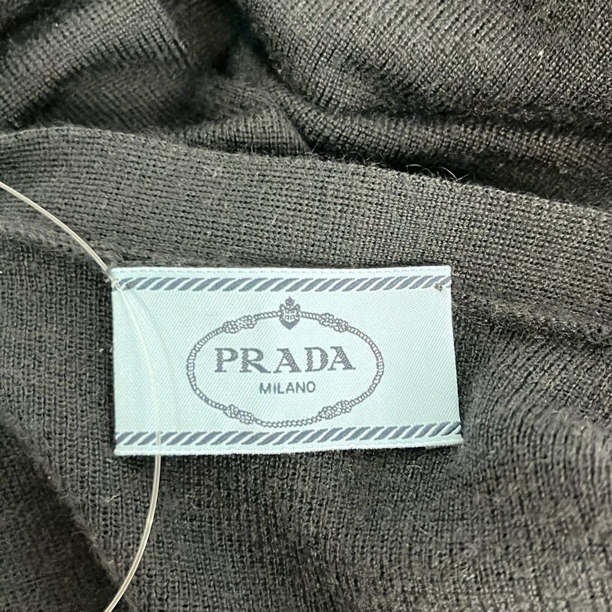 Prada Cardigan 42 M Black Long Sleeve — view 3