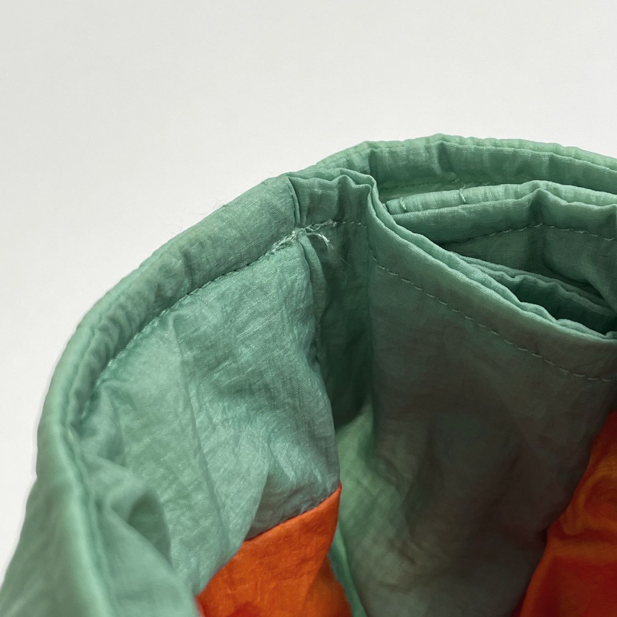 Gucci Logo Nylon Jacket the North Face Anorak Green Beige — view 4