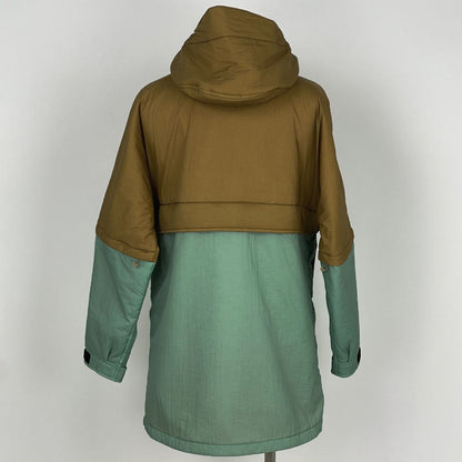 Gucci Logo Nylon Jacket the North Face Anorak Green Beige — view 3
