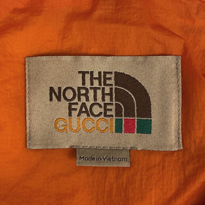 Gucci Logo Nylon Jacket the North Face Anorak Green Beige — view 7