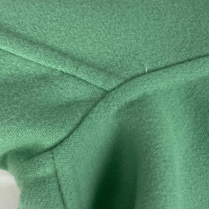 Gucci Stand Collar Coat Wool Nylon Green — view 5