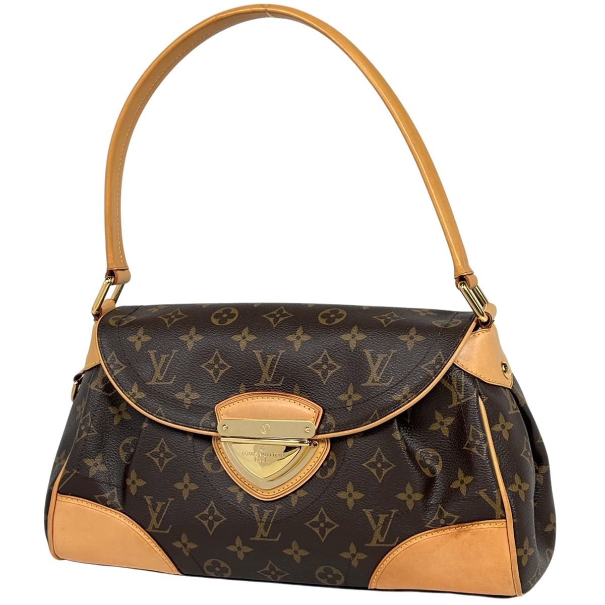 Louis Vuitton Beverly MM Shoulder Bag Monogram Brown