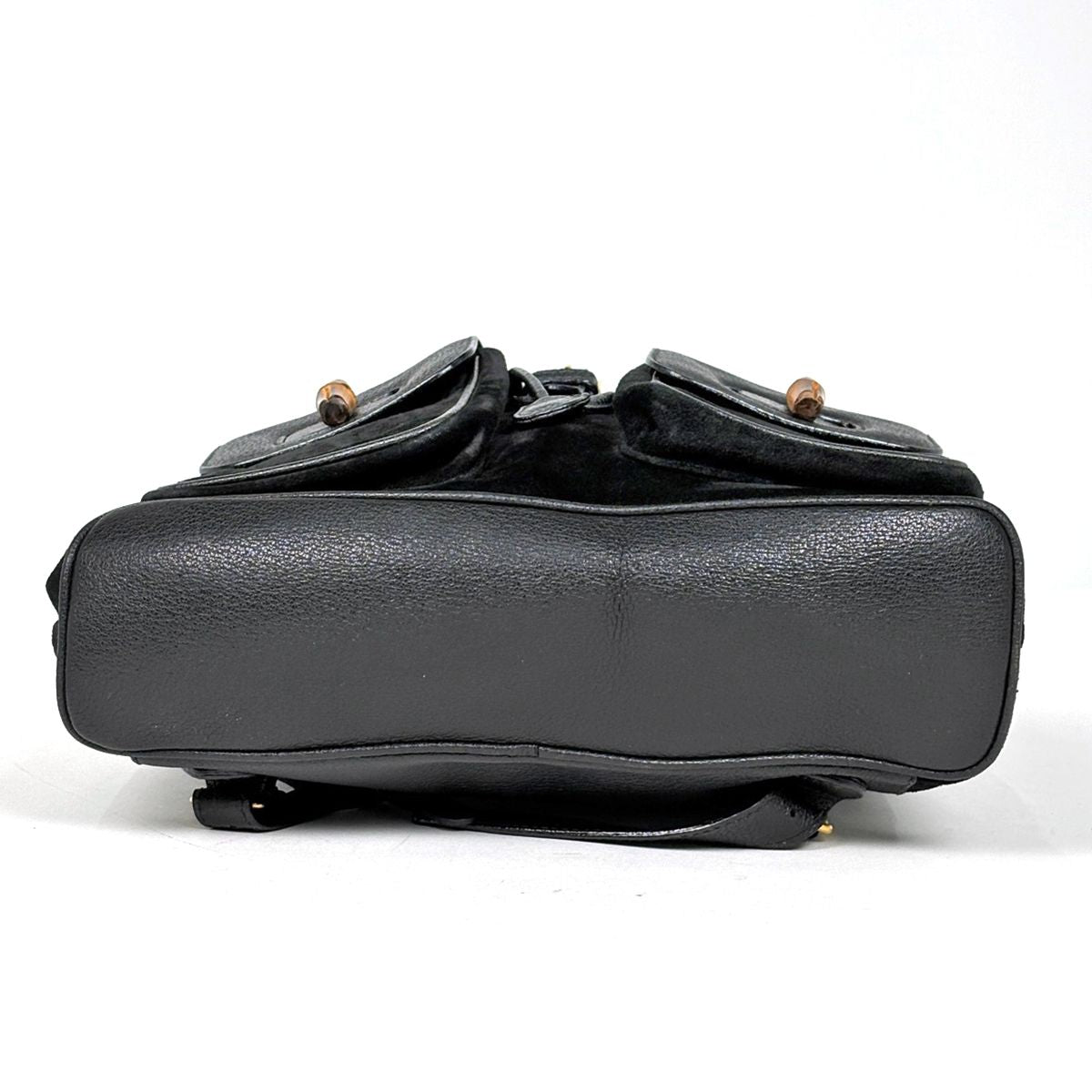 Gucci Bamboo Backpack Sac Vintage Suede Black — view 3