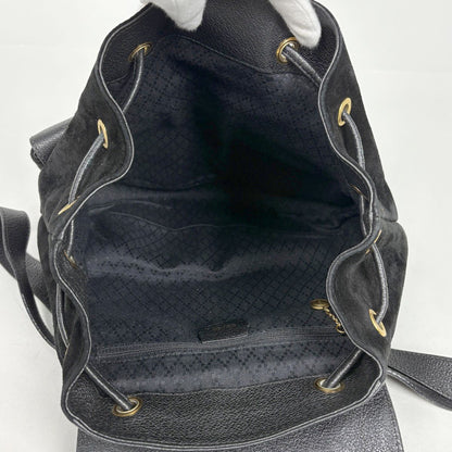 Gucci Bamboo Backpack Sac Vintage Suede Black — view 8