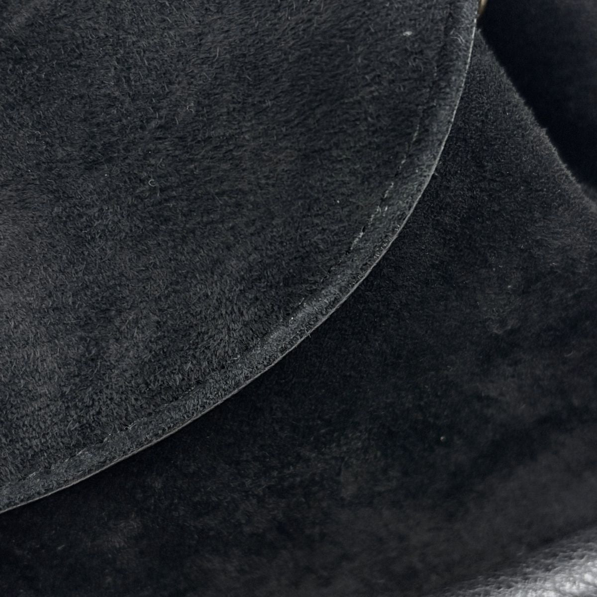 Gucci Bamboo Backpack Sac Vintage Suede Black — view 5