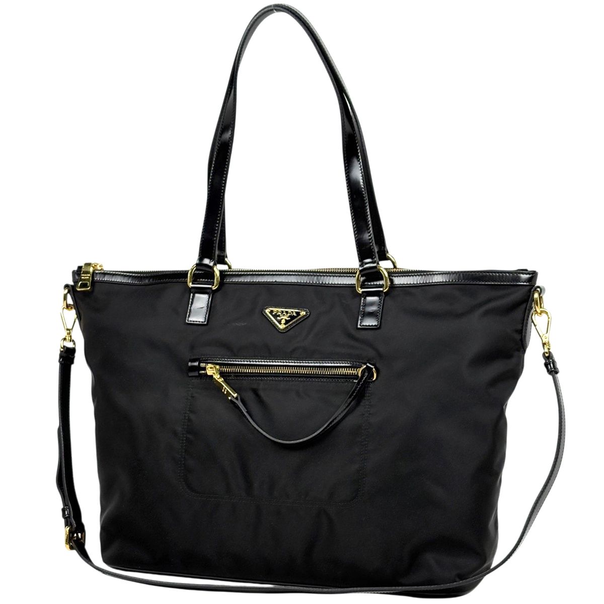 Prada Tote 2-Way Nylon Nero