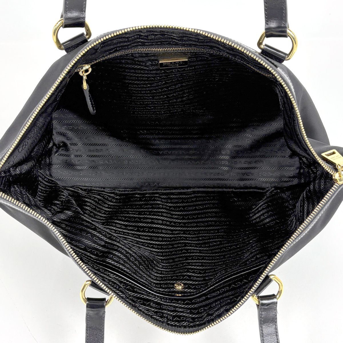 Prada Tote 2-Way Nylon Nero — view 8