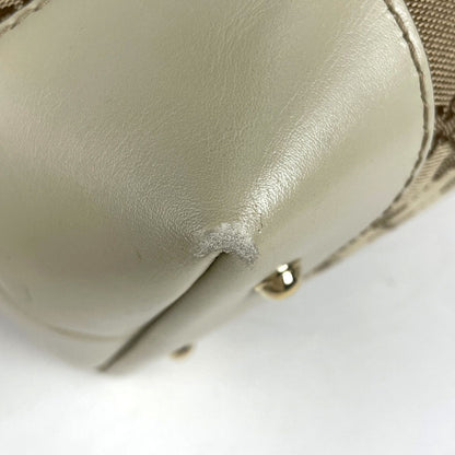 Gucci Heart Bit Tote GG Canvas Beige White — view 3