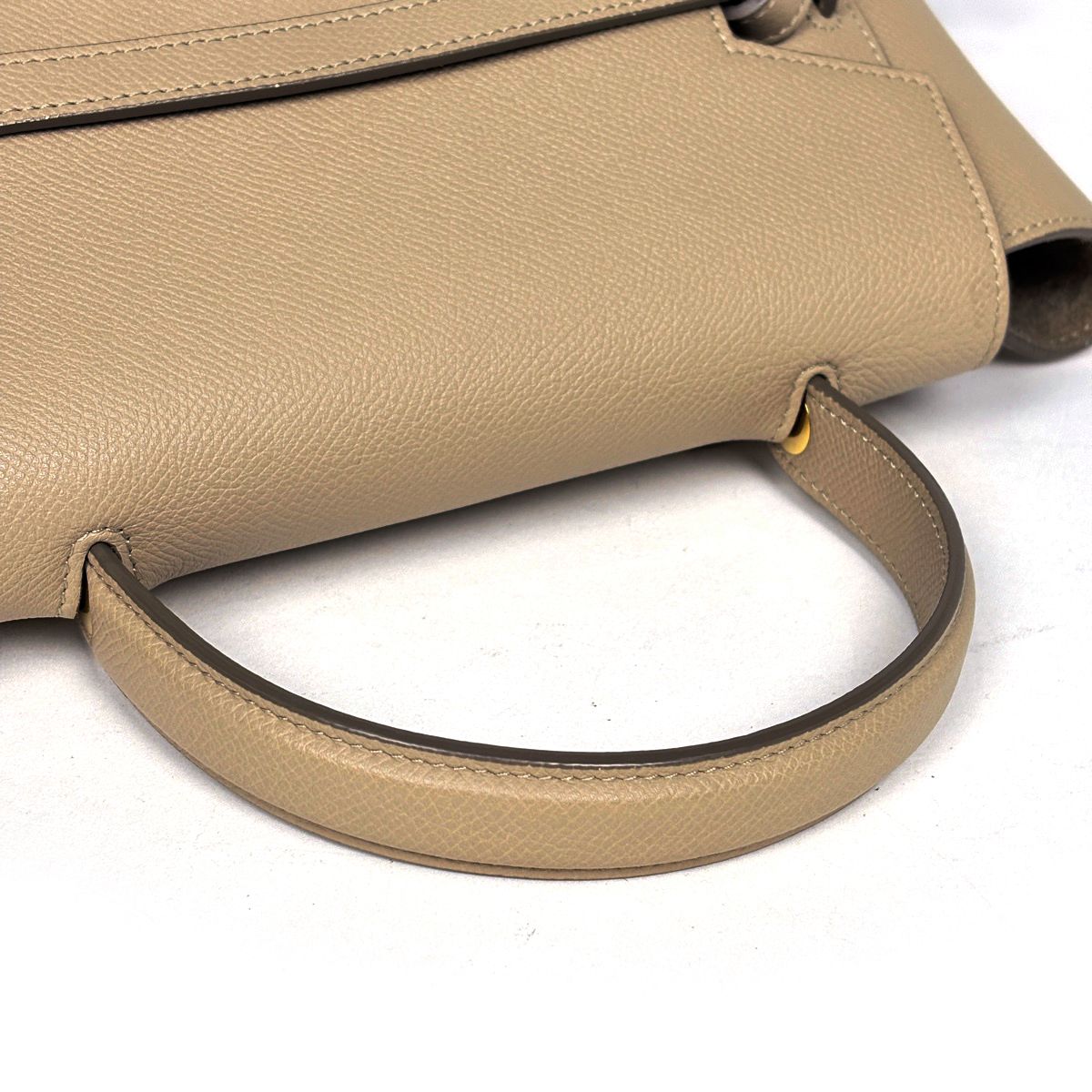 Celine Micro Belt Bag 2-Way Leather Beige — view 5